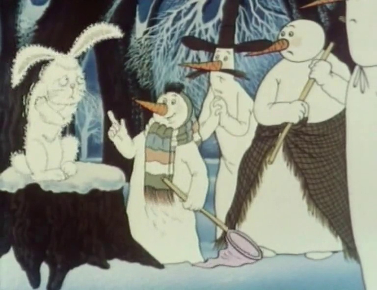 Сонечко і снігові чоловічки