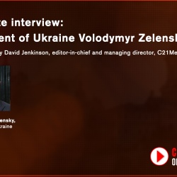 Keynote interview- President of Ukraine Volodymyr Zelensky